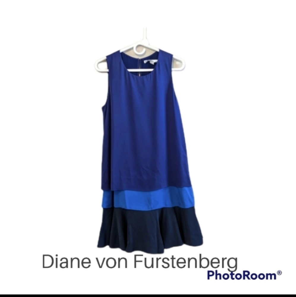 Diane von Furstenberg Liza Silk Dress EUC
